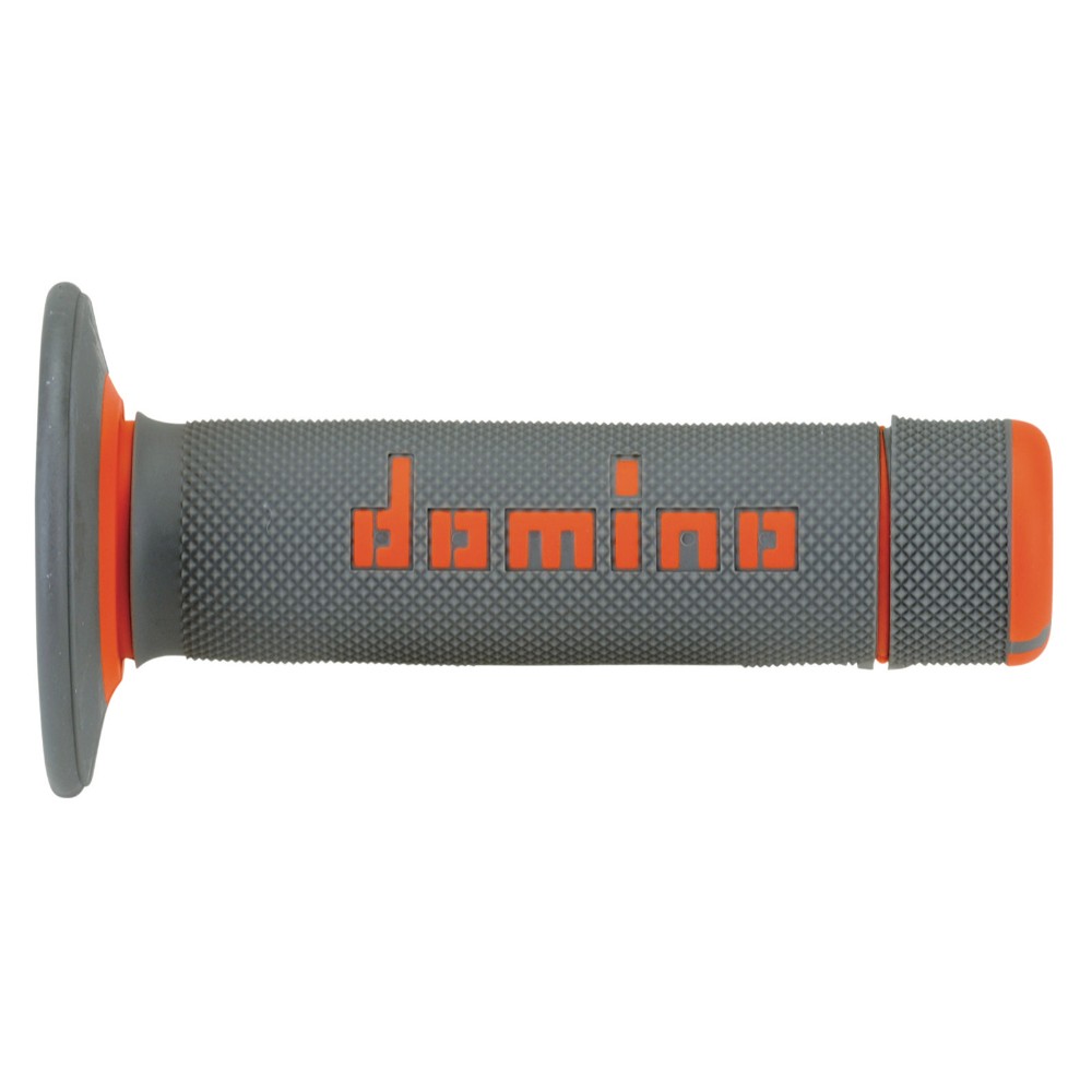 Pair of Grips off-road Domino A020 - grey orange Pair of Grips off-road Domino A020 - grey orange