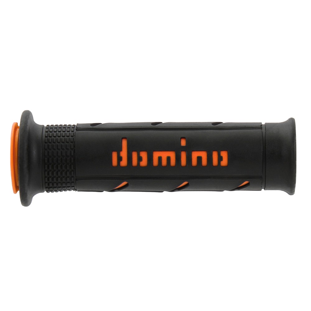 Pair of Grips road-racing Domino A250 - black orange Pair of Grips road-racing Domino A250 - black orange