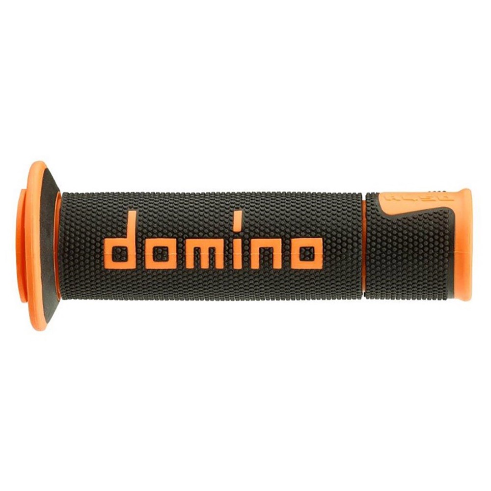 Pair of Grips road-racing Domino A450 - black orange Pair of Grips road-racing Domino A450 - black orange