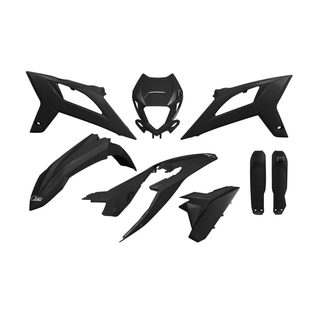 Plastics kit Beta RR 200 (20-22) - colour black BEKIT800F-001