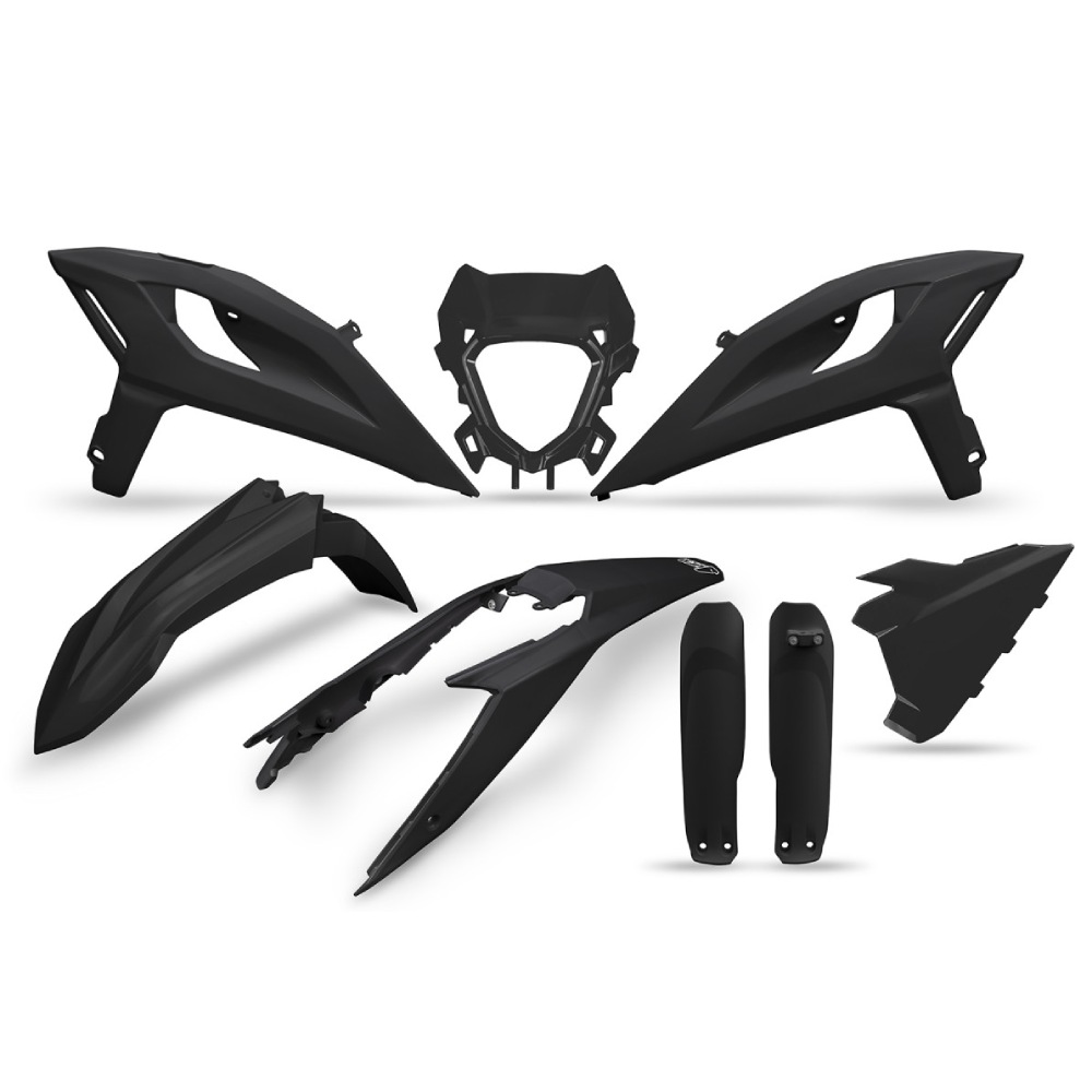 Plastics kit Beta RR 300 (25-26) - colour black BEKIT802F-001