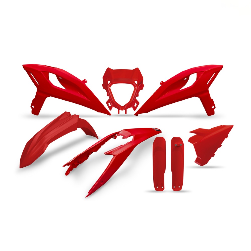 Plastics kit Beta RR 125 2T (25-26) - colour red BEKIT802F-063