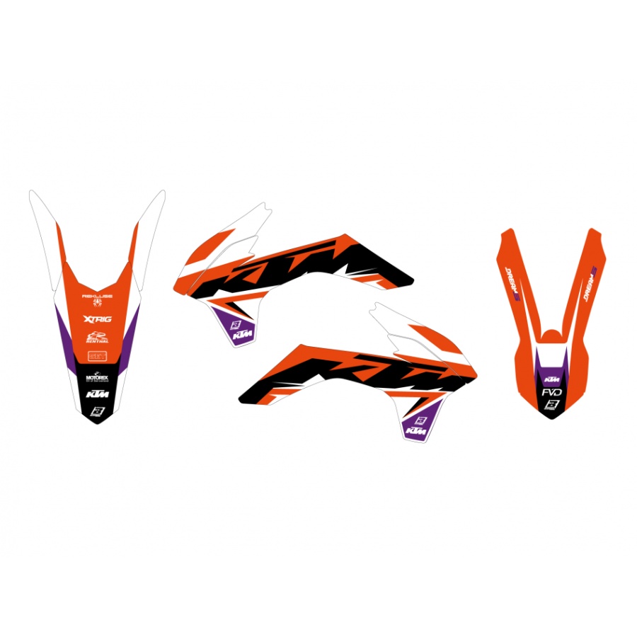 Graphics kit KTM 300 EXC (14-16) Dream 5 BL-2538AB