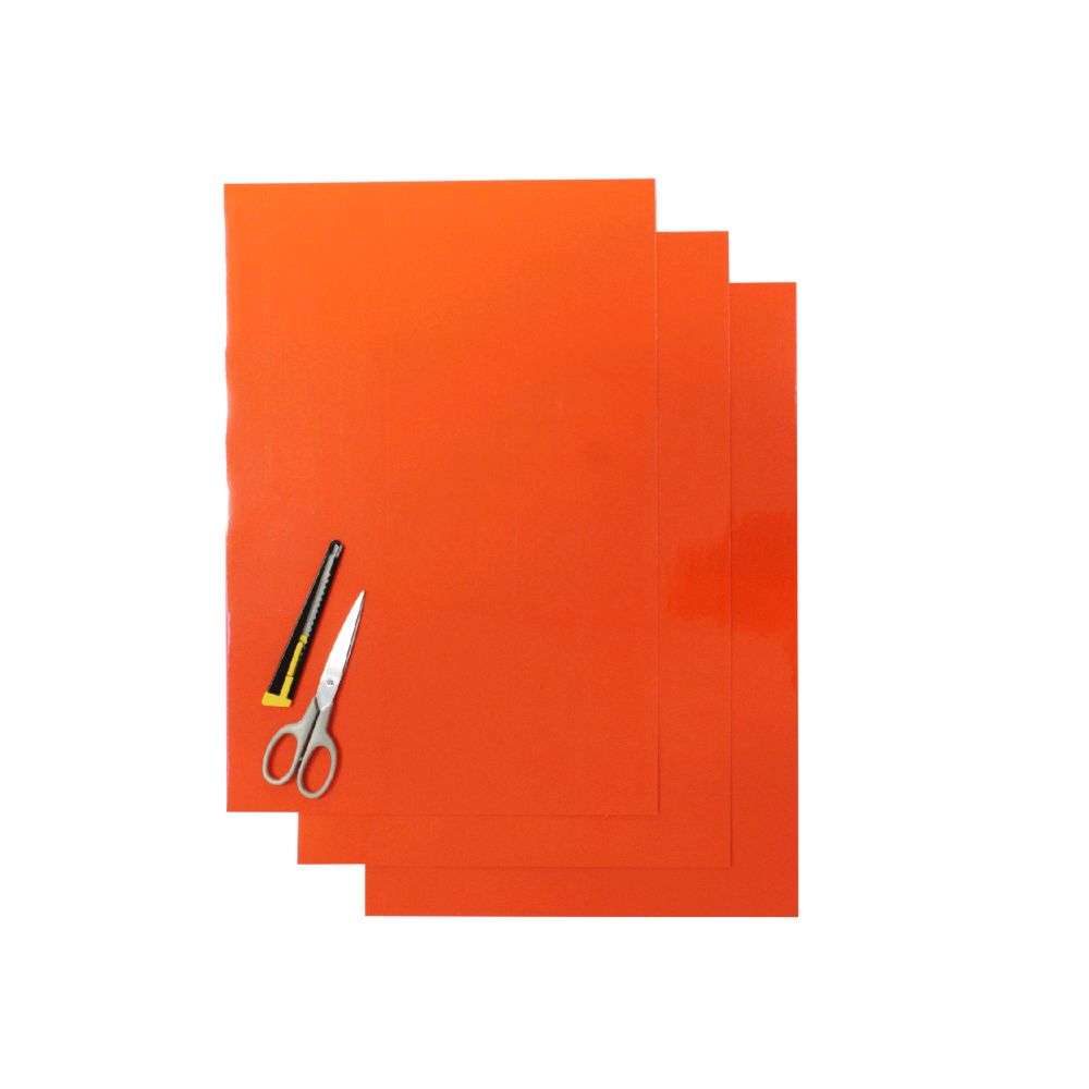 Crystall adhesive sheets orange BL-5051/90