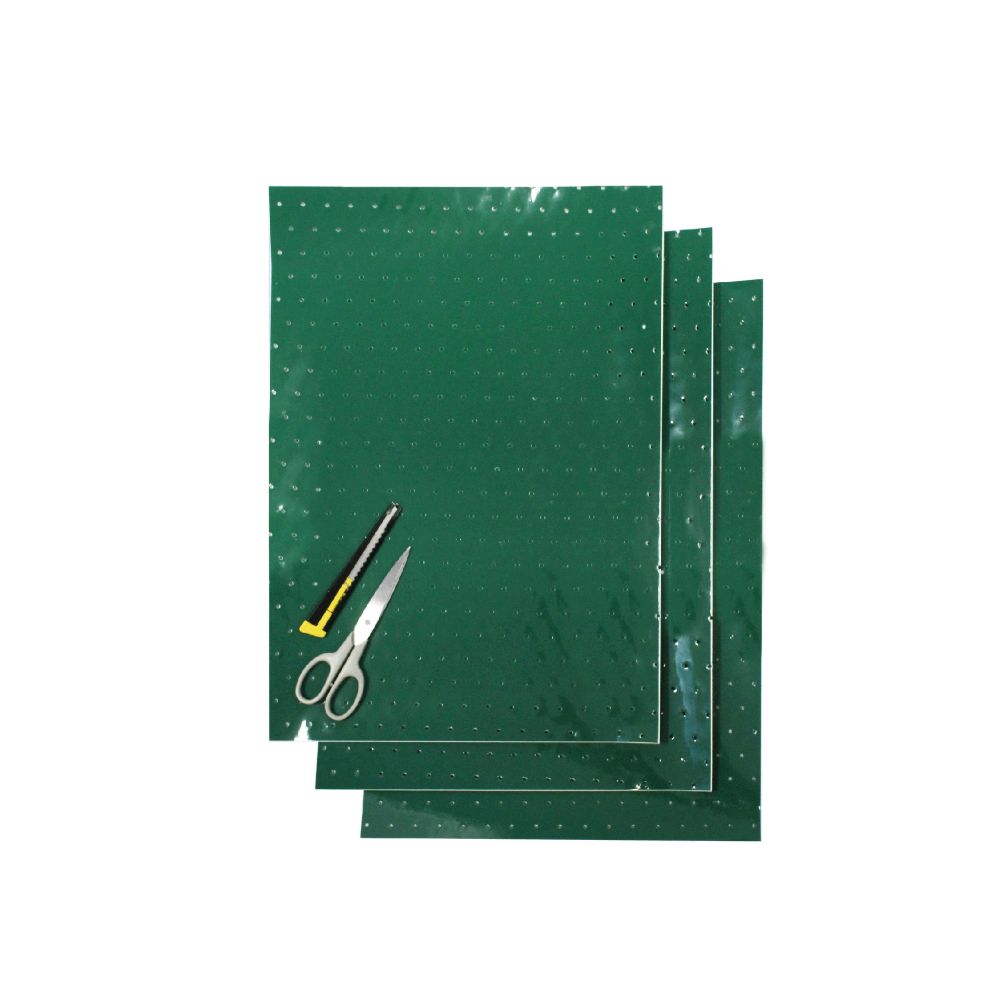 Crystall adhesive sheets green with holes BL-5052/30