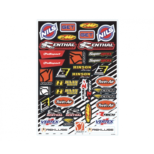 Kit sticker Logo sponsor - D BL-5076D