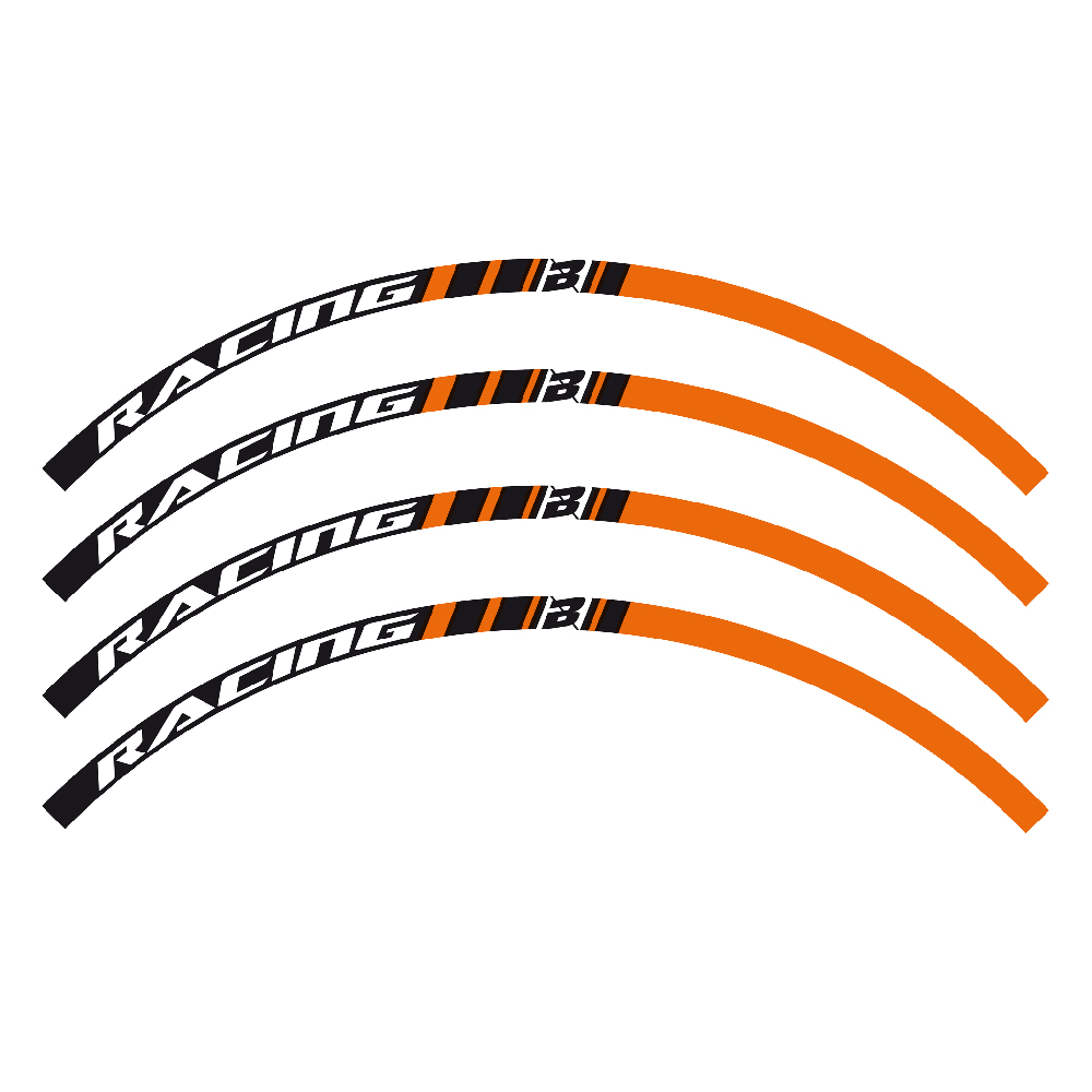 Kit sticker Wheel Blackbird orange BL-5081/90
