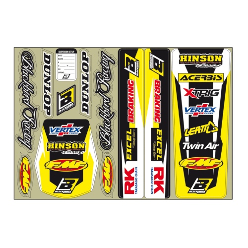 Graphics kit universal - yellow Graphics kit universal - yellow