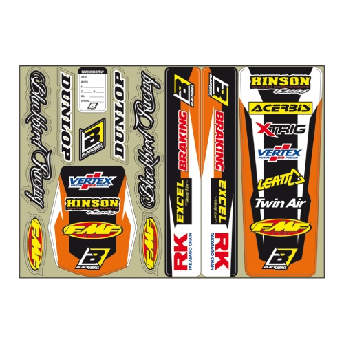 Graphics kit universal - orange Graphics kit universal - orange