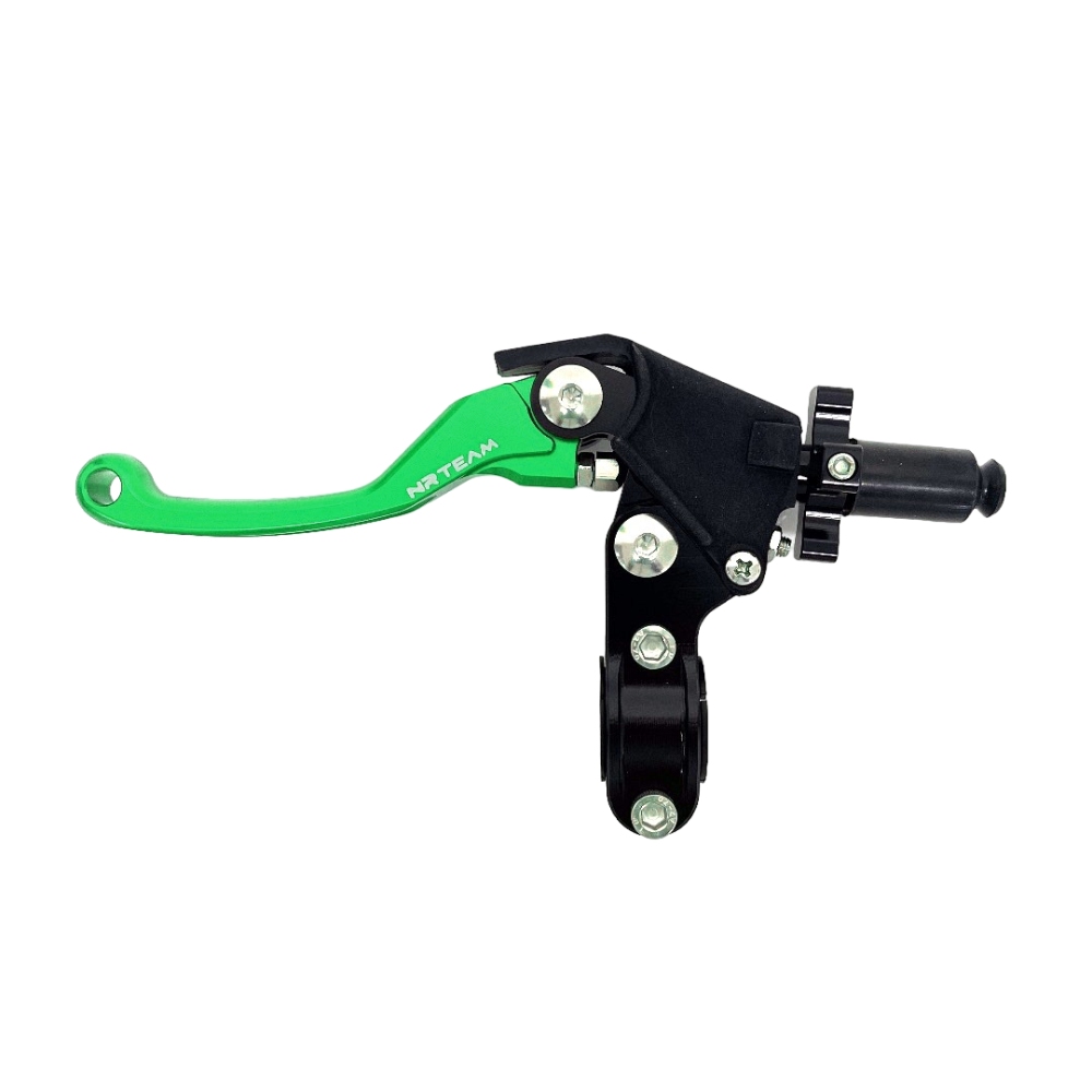 Universal clutch perch + CNC unbreakable lever green Universal clutch perch + CNC unbreakable lever green