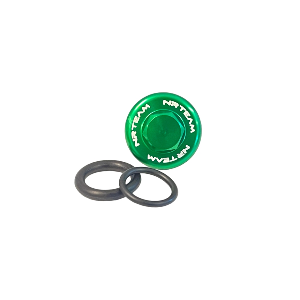 Oil filler cap Fantic 450 XEF (22-25) green DS88.2003V