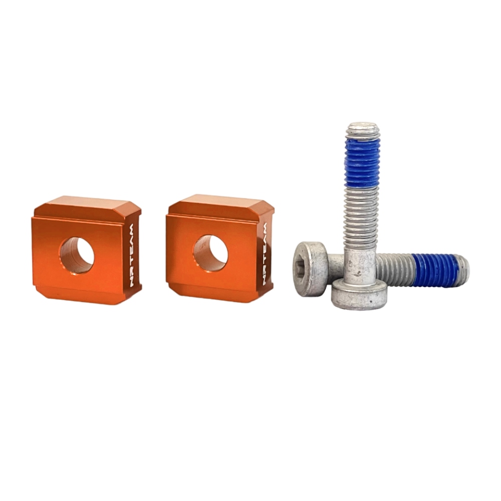 Handlebar riser kit Husaberg 125 TE (12-14) - 10 mm NRTeam orange DS88.6014A