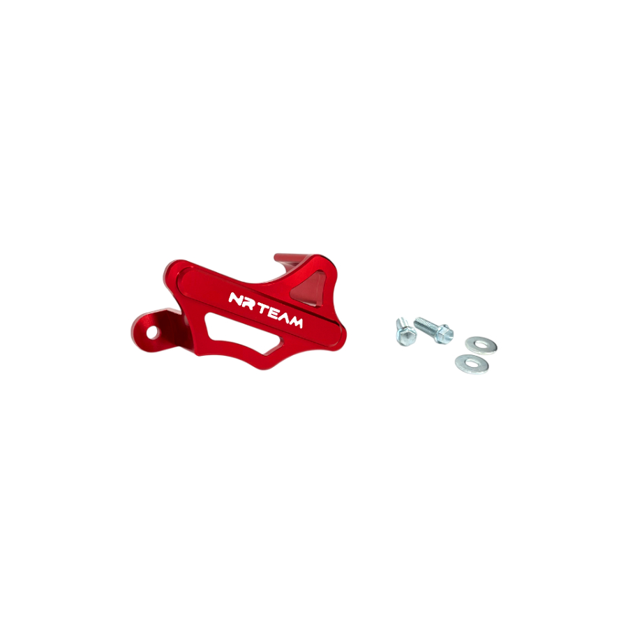 Rear brake caliper guard ergal Honda CRF 250 R (04-25) red DS88.7001R