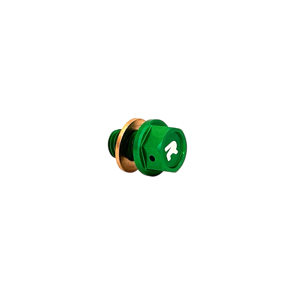 Magnetic oil drain plug Kawasaki KX 125 (96-08) green DS89.1002V