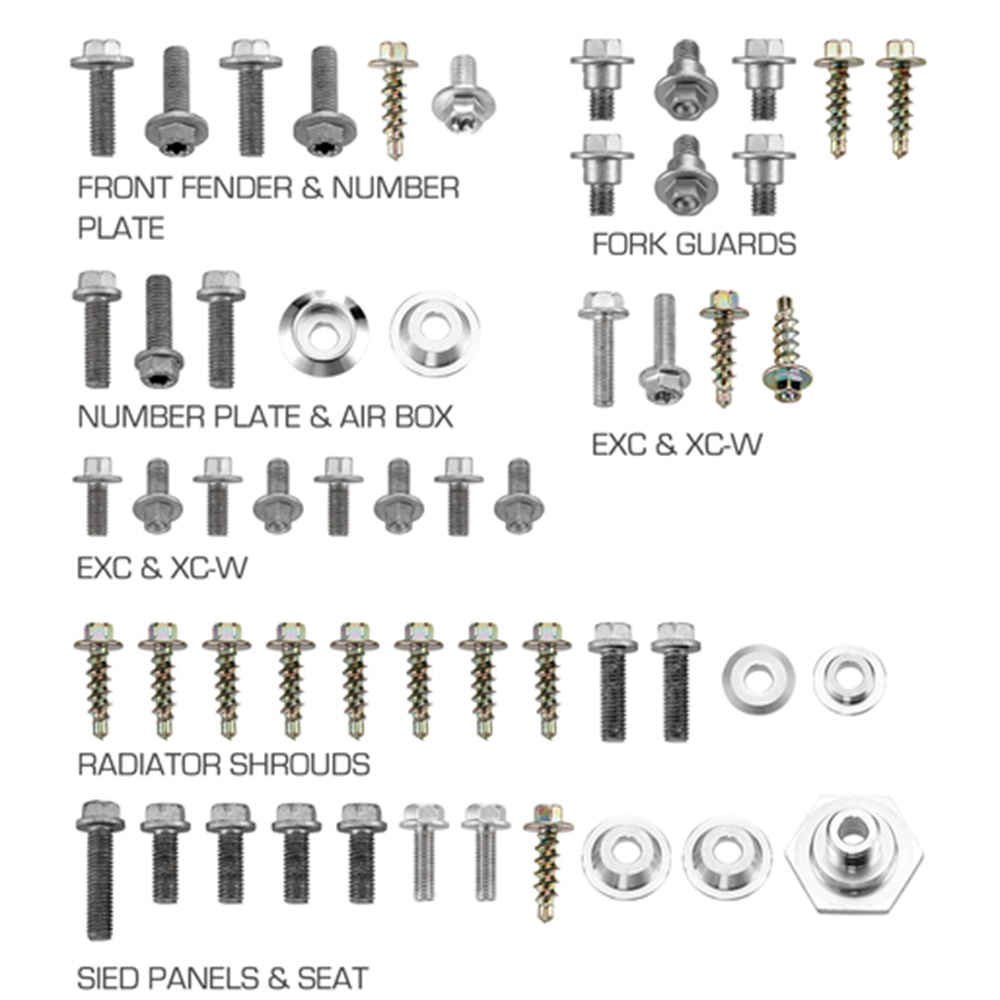 Plastics Screw Kit KTM 125 SX (11-15) DS89.5501