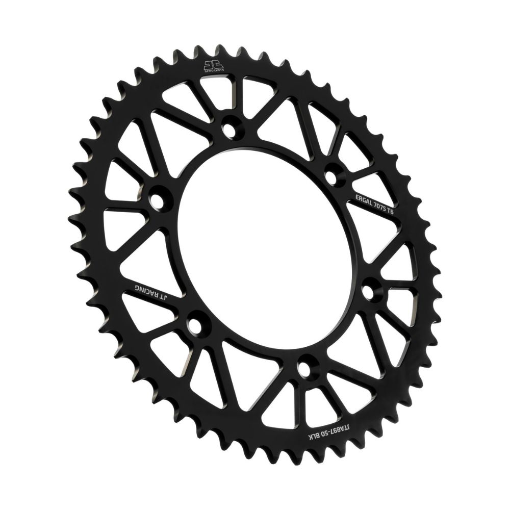 Rear sprocket JT ergal Husqvarna 450 FE (14-25) 50 teeth black JTA897.50BLK
