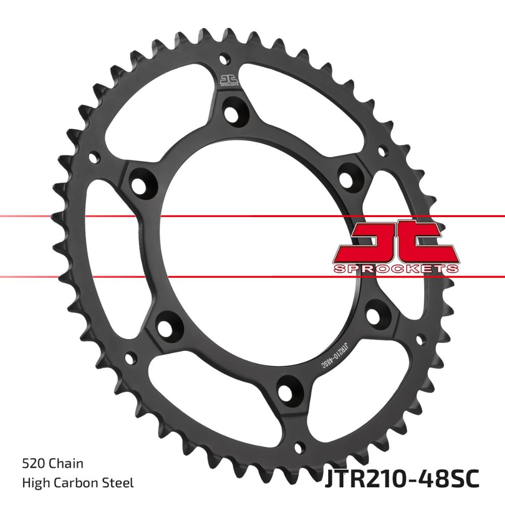 Rear sprocket JT steel Beta RR 200 (19-25) 48 teeth self-cleaning JTR210.48SC