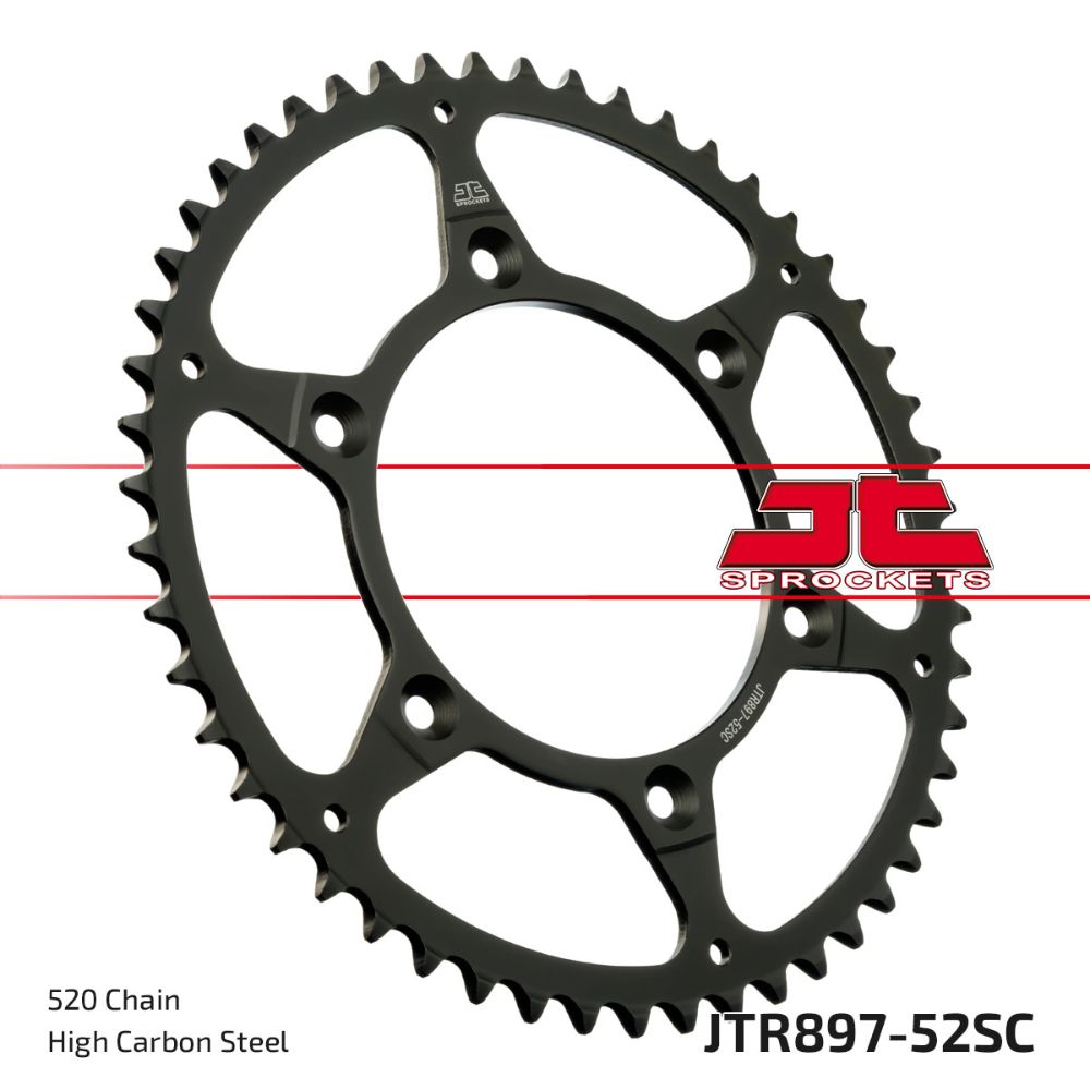 Rear sprocket JT steel Husaberg 450 FE (04-14) 52 teeth self-cleaning JTR897.52SC