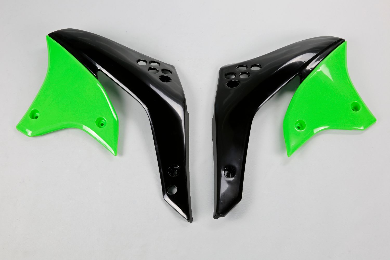 Radiator Shrouds Kawasaki KX 450 F (06) black and green* KA03770-026