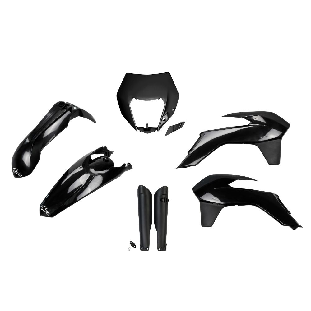 Plastics kit KTM 125 EXC (14-16) - colour black KTKIT524F-001