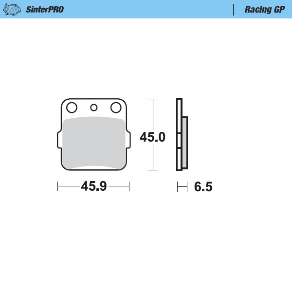Brake pads Moto Master Honda CR 80 (92-02) front GP MM-091012