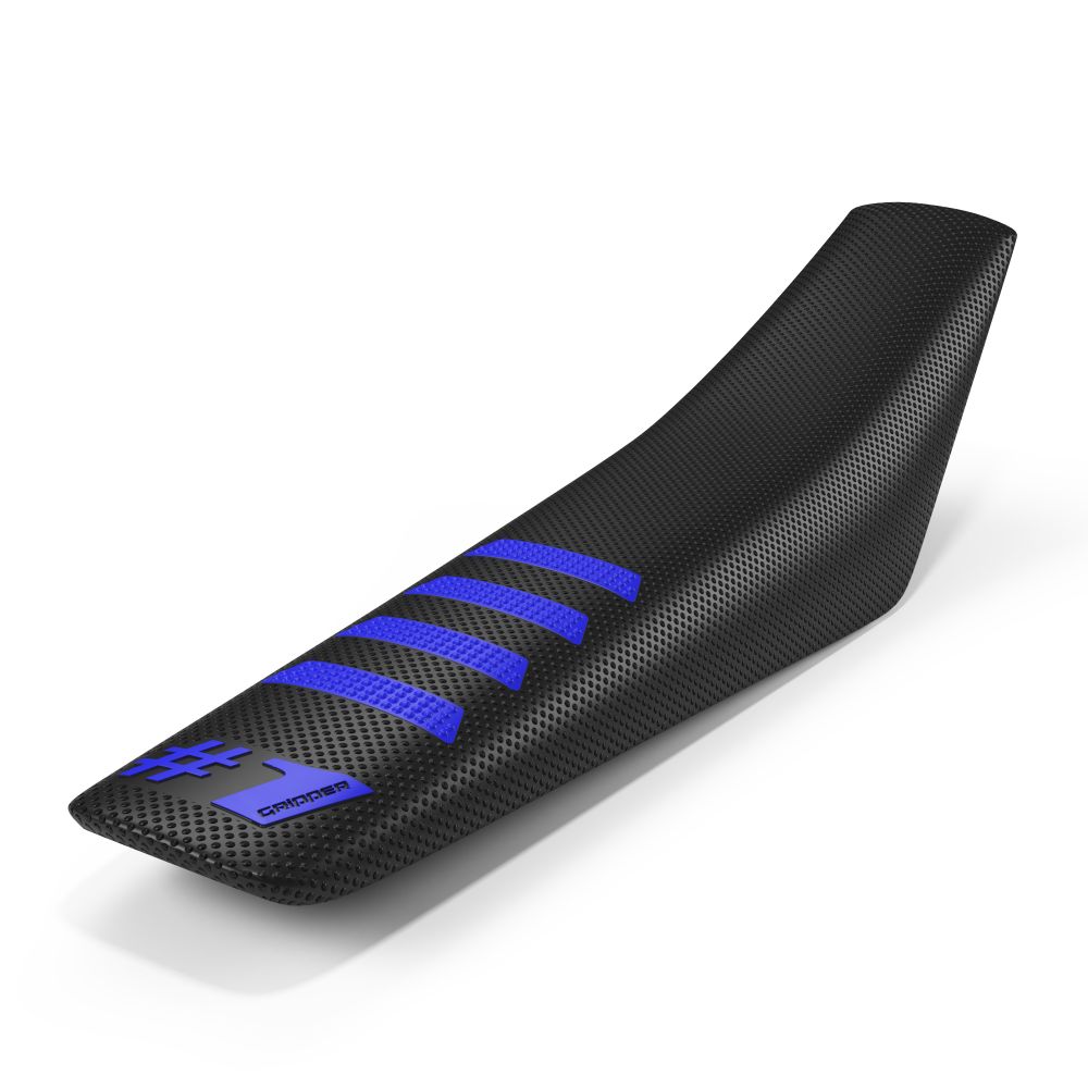 Universal seat cover Onegripper - Ribbed black and blue