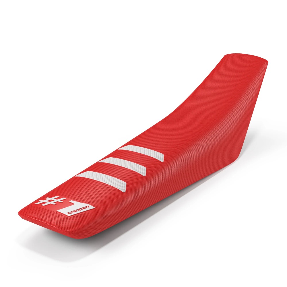 Universal seat cover Onegripper - Light Rib red and white