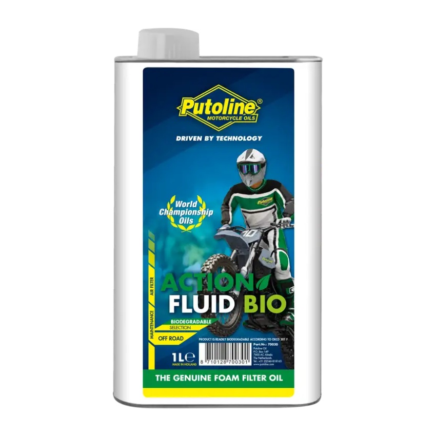 Liquid air filter oil Putoline Action Fluid Bio - 1 lt