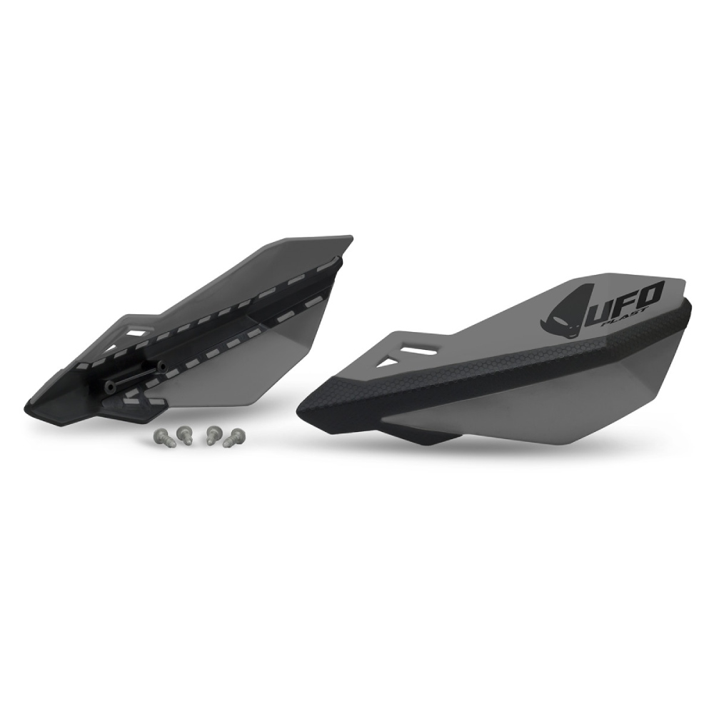 Pair of handguards UFO TRAXION for lever mounts grey PM01676-341
