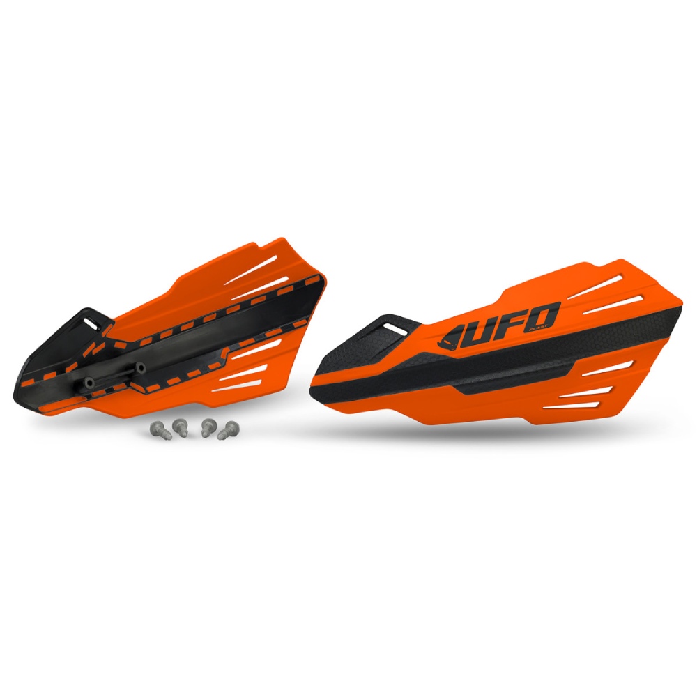 Pair of handguards UFO MERCURY for lever mounts orange PM01677-127