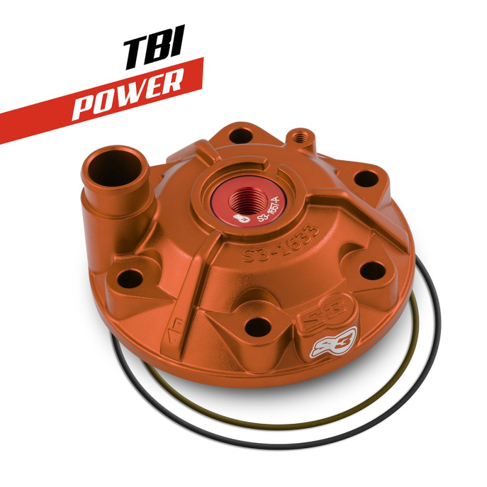 Cylinder head S3 KTM 250 SX (23-27) - Power orange PWR-3361-250-O