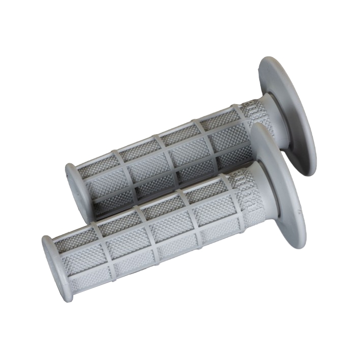 Pair of Grips off-road Renthal Original Full Waffle Soft - grey chiaro Pair of Grips off-road Renthal Original Full Waffle Soft - grey chiaro