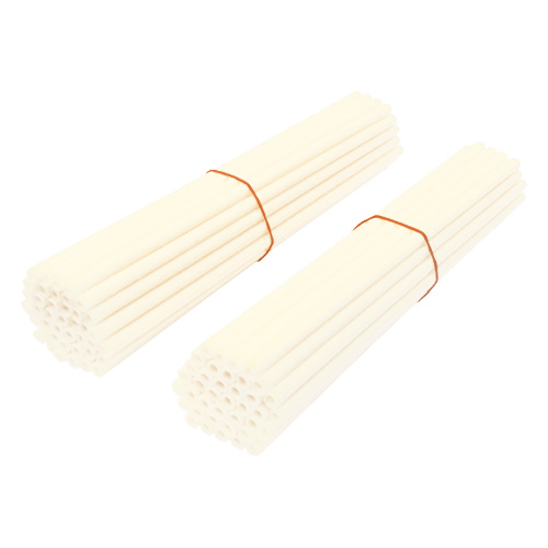 Set of 80 spoke covers white SKSK.NW