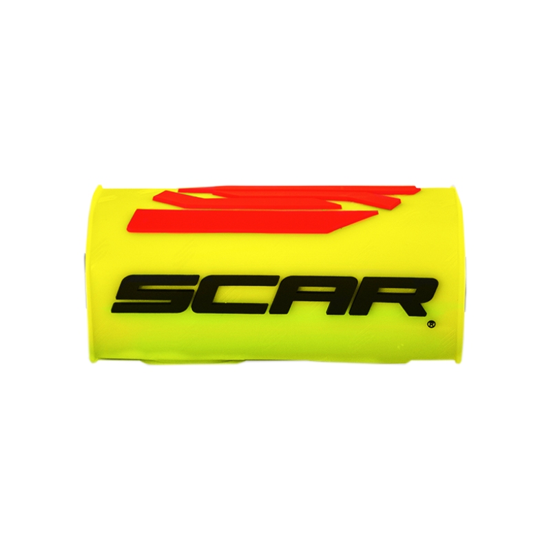 Handlebar pad Scar neon yellow and black - Handlebar without crossbar Handlebar pad Scar neon yellow and black - Handlebar without crossbar