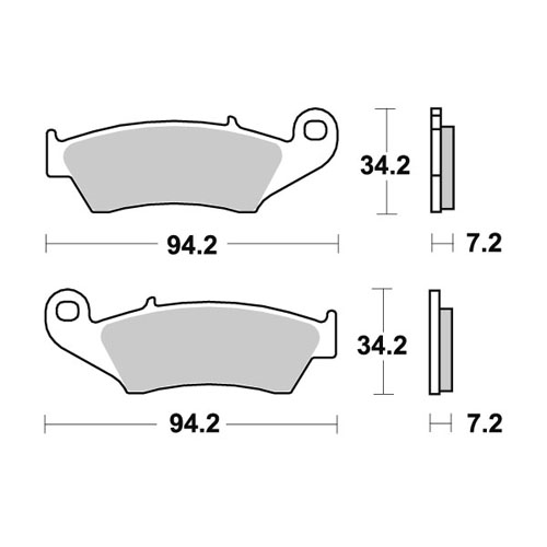 Brake pads WRP Beta RR 200 (19-25) front ceramic WG-7294-F4C